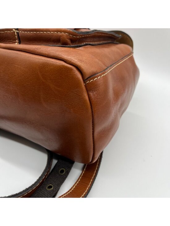 Patricia Nash Brown Leather Aberdeen Backpack